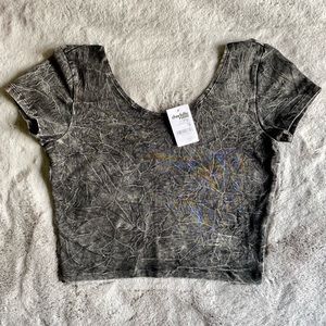 Sold!!! Charlotte Russe Women’s Medium Burnout Crop Top